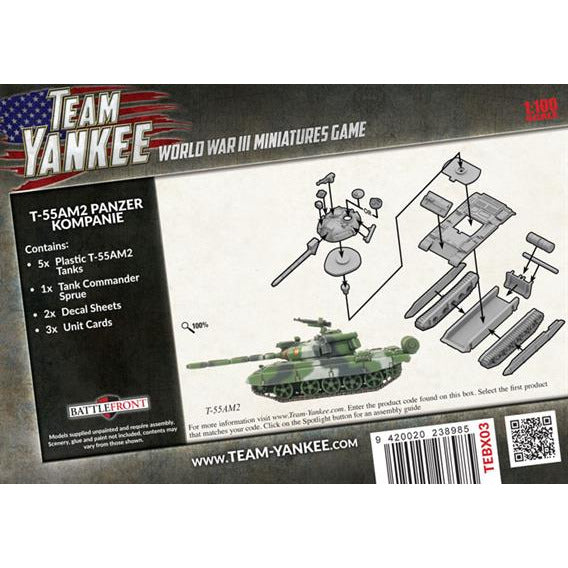 Team Yankee East German T-55AM2 Panzer Kompanie New - Tistaminis