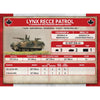 World War III: Team Yankee Canadian Lynx Reconnaissance Patrol (x2) New - Tistaminis
