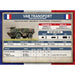 World War III: Team Yankee French VAB Transport Platoon New - Tistaminis