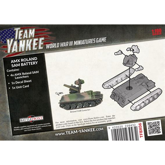 World War III: Team Yankee French AMX Roland SAM Battery New - Tistaminis