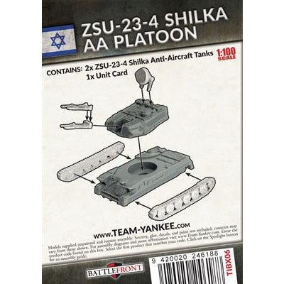 World War III: Team Yankee Israeli ZSU-23-4 Shilka AA Platoon New - Tistaminis