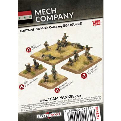 Team Yankee Iraqi Mech Company (x55 Figs) New - Tistaminis