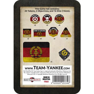 WWIII: Team Yankee East German Gaming Set New - Tistaminis