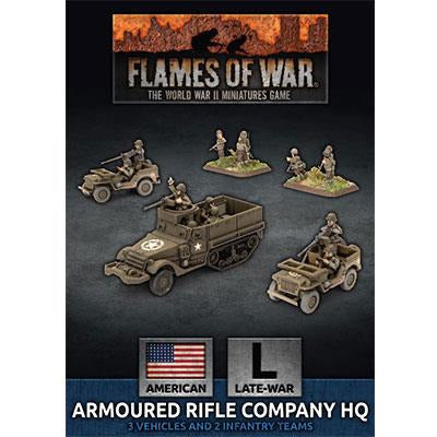 Flames Of War American Armoured Rifle Company HQ New - Tistaminis