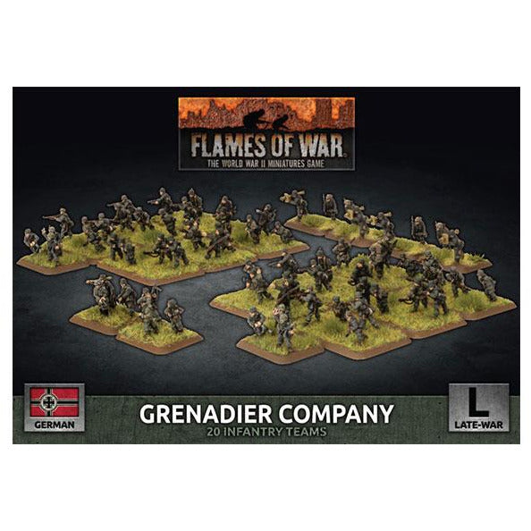 Flames Of War German Grenadier Company Late War New - Tistaminis