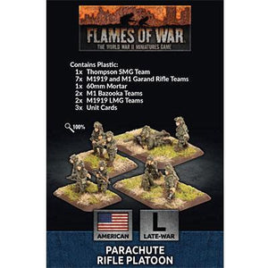 Flames Of War American Parachute Rifle Platoon New - Tistaminis