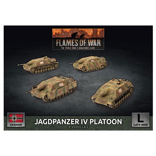 Flames of War German Jagdpanzer IV Tank Hunter Platoon New - Tistaminis