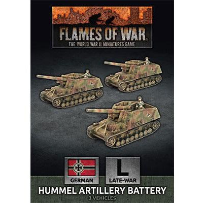 Flames of War German Hummel Artillery Battery New - Tistaminis