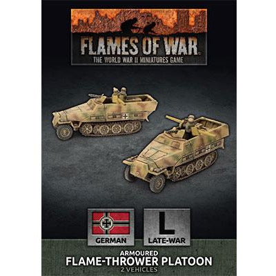 Flames Of War German Flame-Thrower Platoon Late War New - Tistaminis