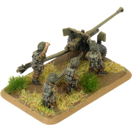 Flames of War British Airborne 6 pdr Anti-Tank Platoon (x4 Plastic) New - Tistaminis