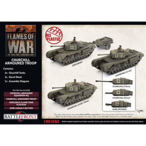 Flames of War British Churchill Armoured Troop New - Tistaminis