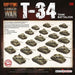 Flames of War - Soviet LW T-34 Army Deal New - Tistaminis