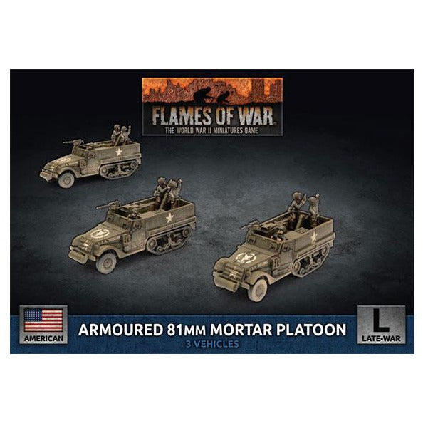 Flames Of War American Armoured 81mm Mortar Platoon New - Tistaminis