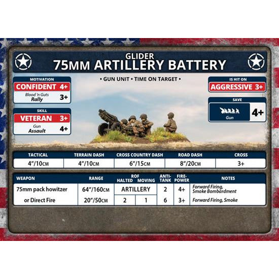 Flames Of War American Parachute 75mm Artillery Battery New - Tistaminis