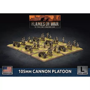 Flames Of War American 105mm Cannon Platoon New - Tistaminis