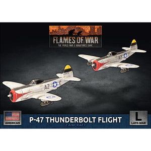 Flames Of War American P-47 Thunderbolt Flight New - Tistaminis