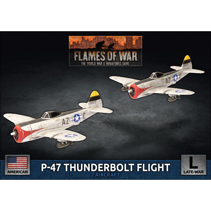 Flames Of War American P-47 Thunderbolt Flight New - Tistaminis