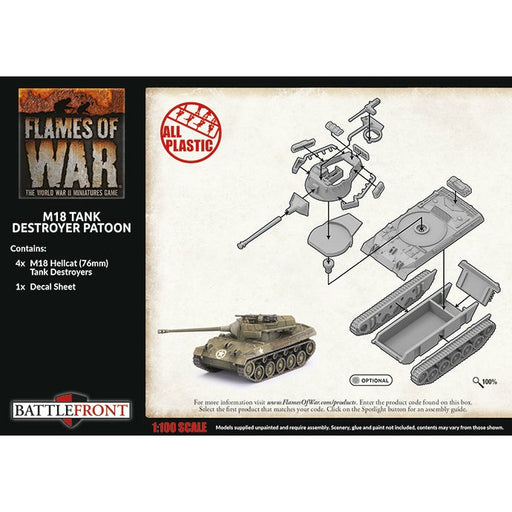 Flames of War American M18 Hellcat (76mm) Tank Destroyer Platoon (x4) - Dec 4th - Tistaminis