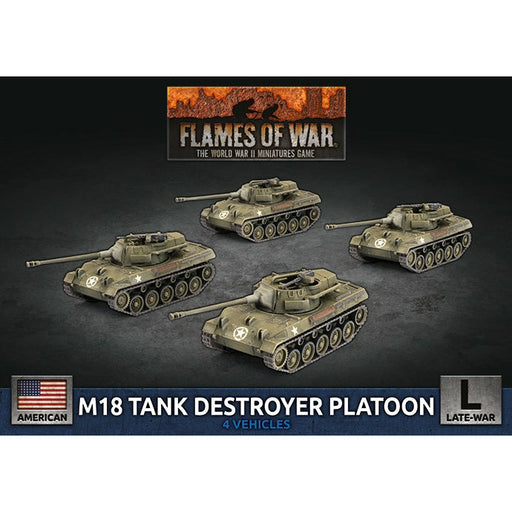 Flames of War American M18 Hellcat (76mm) Tank Destroyer Platoon (x4) - Dec 4th - Tistaminis