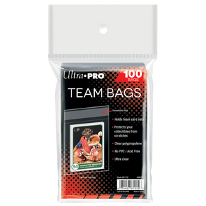 ULTRA PRO SLEEVES TEAM BAGS RESEAL 100CT New - Tistaminis