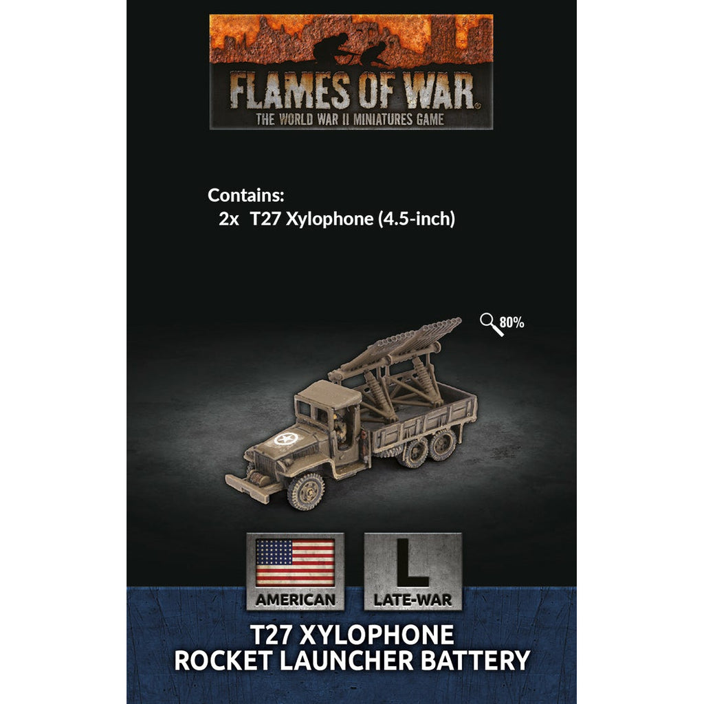 Flames of War American T27 Xylophone Rocket Launcher Battery Dec 4th Pre-Order - Tistaminis