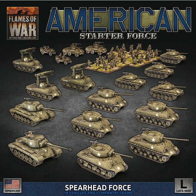 Flames of War American	Bulge:American Spearhead Force (Plastic) Nov 6 PreOrder - Tistaminis