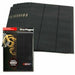 ULTRA PRO PAGES 18 POCKET PLATINUM SIDELOAD BLACK 10 PACK NEW - Tistaminis