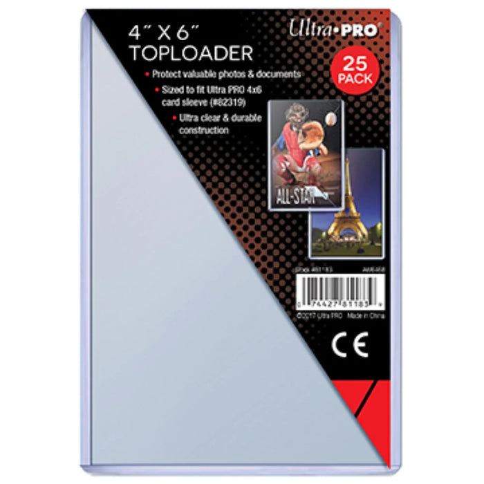 Ultra Pro Toploaders 4x6 New - Tistaminis