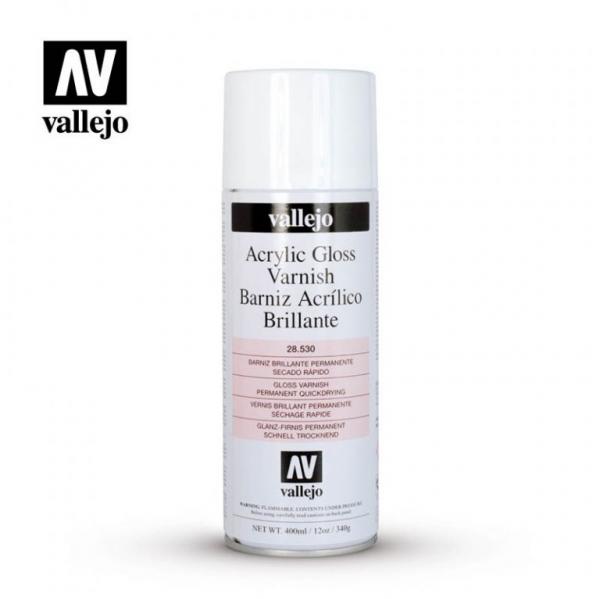 Vallejo VAL28530 GLOSS VARNISH AEROSOL 400ML - Tistaminis