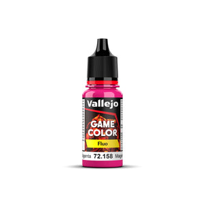 Vallejo Game Colour Paint Game Color Fluorescent Magenta (72.158) - Tistaminis