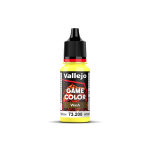 Vallejo Game Colour Paint - Yellow Wash (73.208) - Tistaminis
