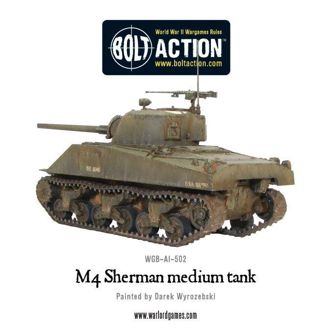 Bolt Action M4 Sherman Medium Tank New - Tistaminis