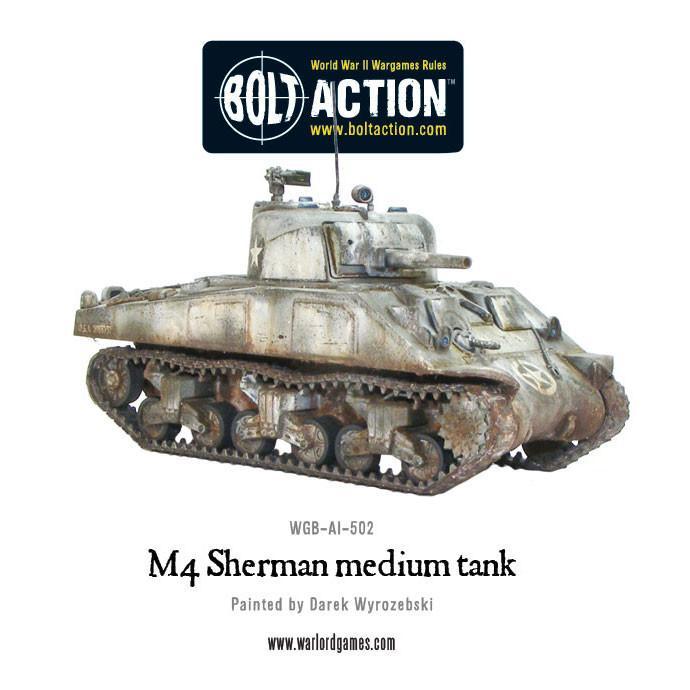 Bolt Action M4 Sherman Medium Tank New - Tistaminis