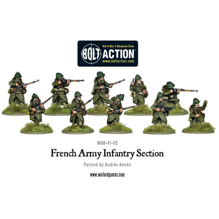 Bolt Action French Army: Infantry Section New - Tistaminis