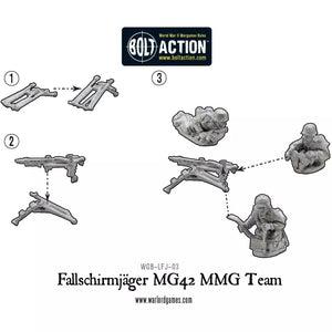 Bolt Action Fallschirmjager MG42 MMG Team New - Tistaminis