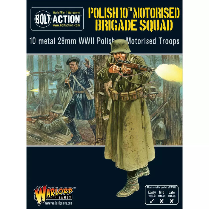 Bolt Action Polish 10th Motorised Brigade Squad New - Tistaminis