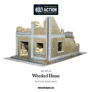 Bolt Action Wrecked House Terrain  New - WG-TER-46 - Tistaminis