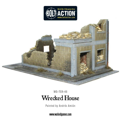 Bolt Action Wrecked House Terrain  New - WG-TER-46 - Tistaminis