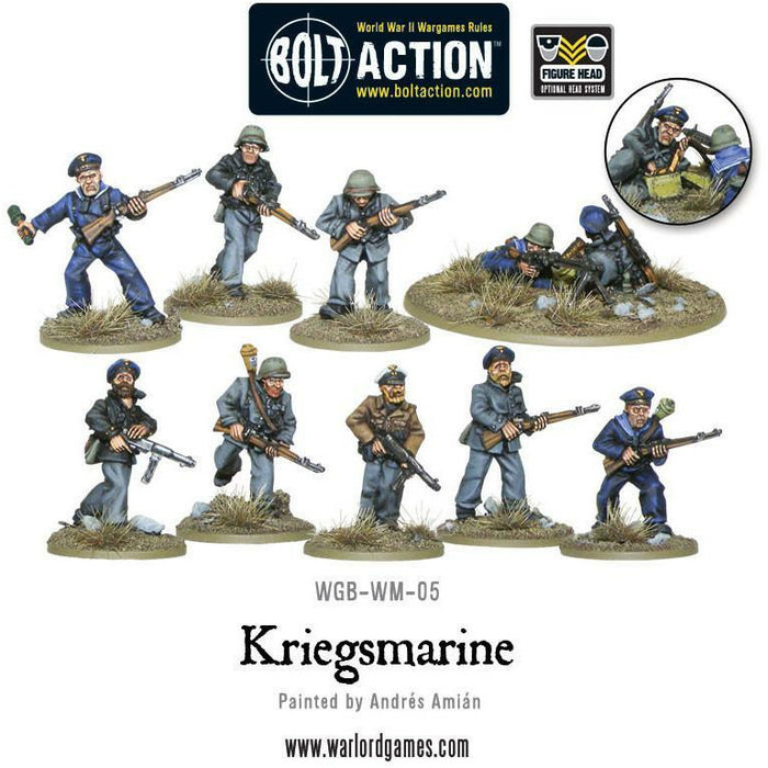 Bolt Action German Kriegsmarine Squad  New - WGB-WM-05 - Tistaminis