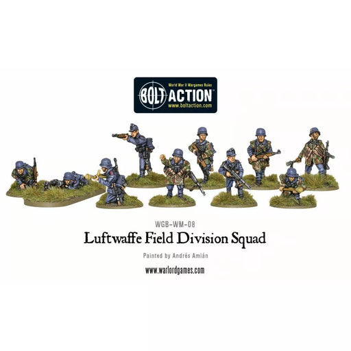 Bolt Action German Luftwaffe Field Division Squad New - WGB-WM-08 - Tistaminis