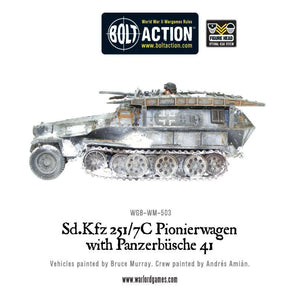 Bolt Action German Sd.Kfz 251/7C Pionierwagen with panzerbuchse New - WGB-WM-503 - Tistaminis
