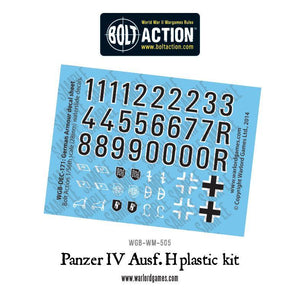 Bolt Action Panzer IV AUSF. F1/G/H New - Tistaminis
