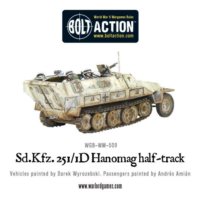 Bolt Action SD.KFZ 251/1 AUSF D Hanomag New - Tistaminis