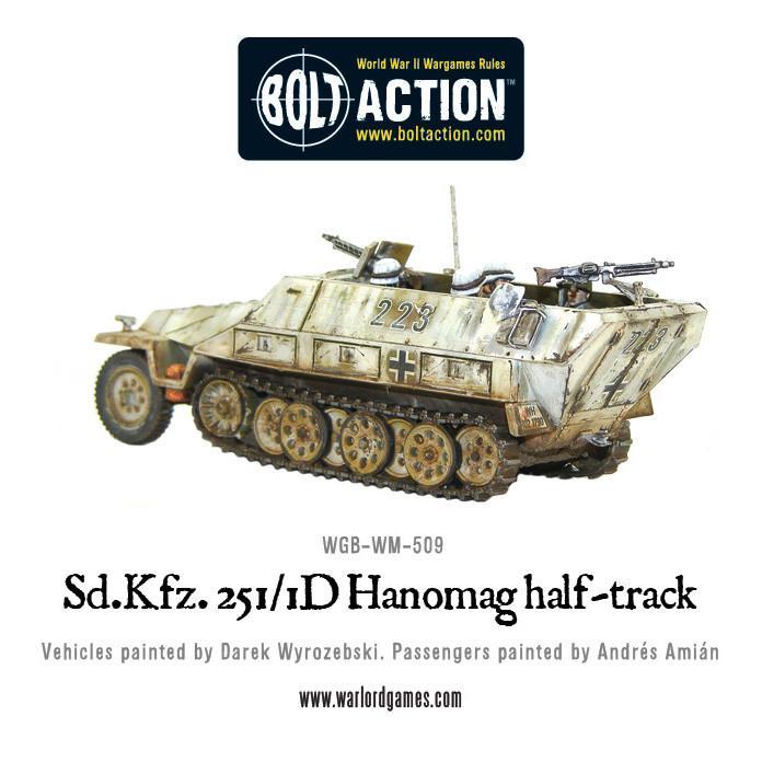 Bolt Action SD.KFZ 251/1 AUSF D Hanomag New - Tistaminis