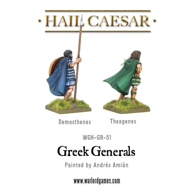 Hail Caesar Greek Generals (Demosthenes & Theagenes) New - Tistaminis