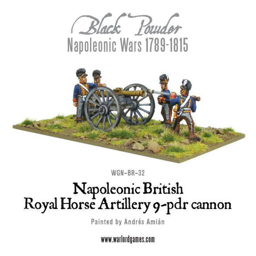 Black Powder British Royal Horse Artillery 9 pdr Cannon New - Tistaminis