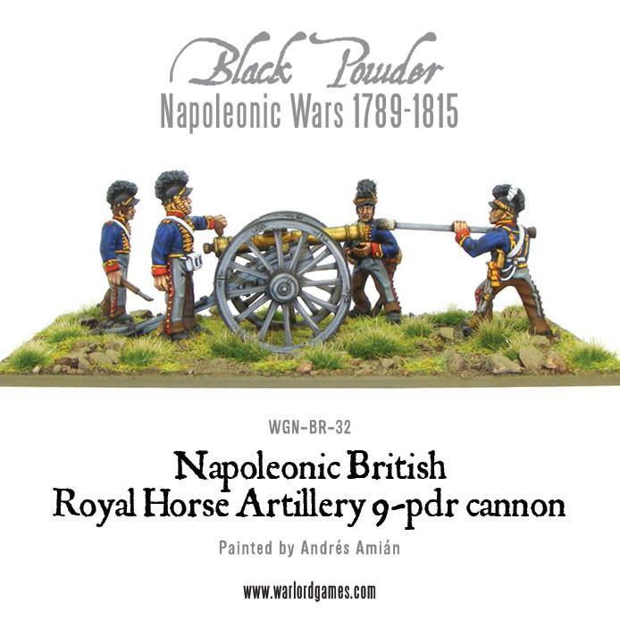 Black Powder British Royal Horse Artillery 9 pdr Cannon New - Tistaminis