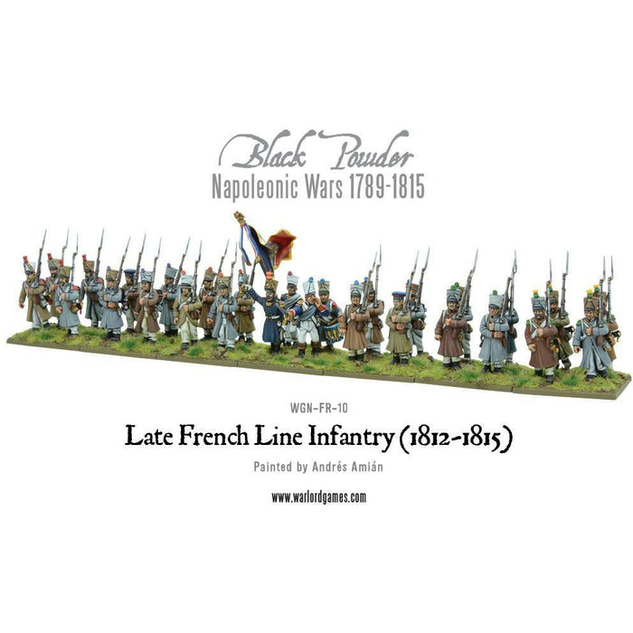 Black Powder Late French Line Infantry (1812-1815) New - Tistaminis