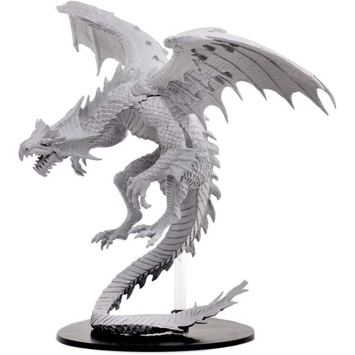 Pathfinder Battles Deep Cuts Unpainted Miniatures: Wave 6: Gargantuan White Dragon New - Tistaminis