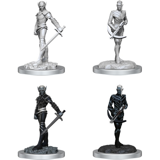 Dungeons & Dragons Nolzur's Marvelous Miniatures: Wave 18: Drow Fighters New - Tistaminis